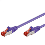 Goobay Techly ICOC CCA6F-020-VL cavo di rete Viola 2 m Cat6 F/UTP (FTP)