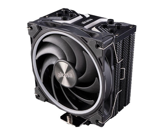 Akasa-Soho-H4-Plus-Processore-Raffreddatore-d-aria-12-cm-Nero-1-pz--Akasa-Soho-H4-Plus-ARGB-Heatsink---Fan-Intel---AMD-S