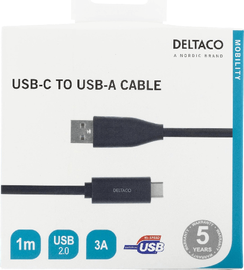 Deltaco-USBC-1004M-cavo-USB-1-m-USB-2.0-USB-A-Nero--DELTACO-USBC-1004M-