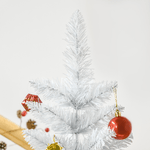 HOMCOM-Albero-di-Natale-Bianco-con-550-Rami-in-PVC-per-Uso-Interno-Ø102--x-180cm