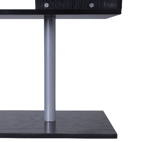 HOMCOM-Scrivania-Angolare-per-Computer-con-Scaffali-Girevole-a-360°Forma-L-in-Legno