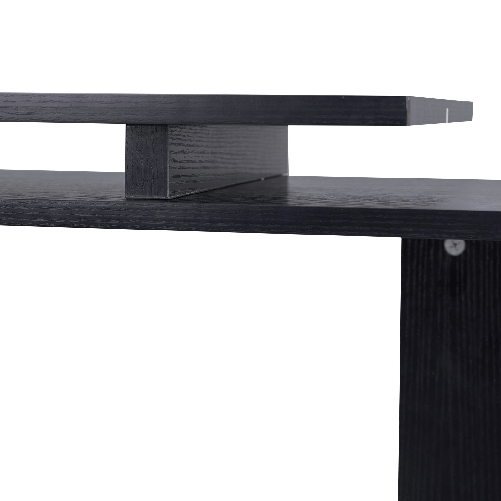 HOMCOM-Scrivania-Angolare-per-Computer-con-Scaffali-Girevole-a-360°Forma-L-in-Legno