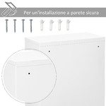 kleankin-Armadietto-Medicinali-a-3-Livelli-in-Acciaio-con-2-Chiavi-e-Montaggio-a-Parete-40x18x60-cm-Bianco