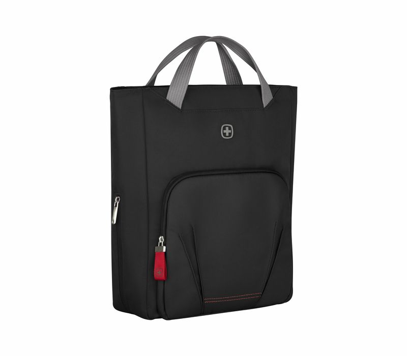 Wenger-Motion-Vertical-Tote-Chic-Black