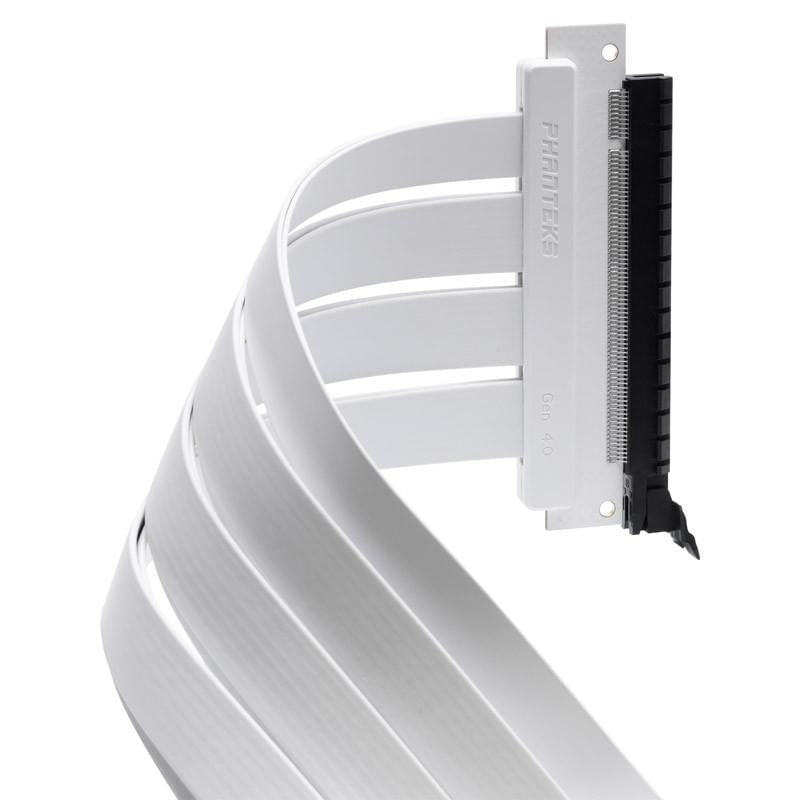 Phanteks-300-mmFlatline-PCI-E-4.0-x16Riser-Cable-90-Adapter---White