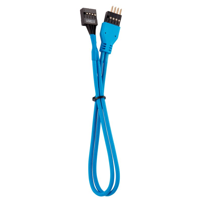 Corsair-CC-8900247-cavo-di-alimentazione-interno-03-m--CORSIAR-BLUE-FRONT-PANEL-EXTENSION-KIT-