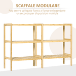 HOMCOM-Mobile-Multiuso-3-Livelli-Salvaspazio-in-Bambu-per-Bagno-e-Salotto-62x33x80cm