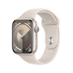 Apple Watch Series 9 (GPS) cassa in alluminio da 45 mm polarstern cinturino sportivo polarstern M/L