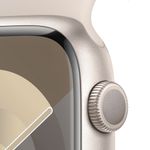 Apple-Watch-Series-9--GPS--cassa-in-alluminio-da-45-mm-polarstern-cinturino-sportivo-polarstern-M-L