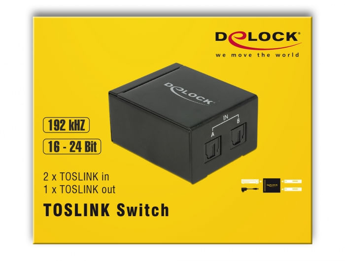 Delock-TOSLINK-Passa-2-x-TOSLINK-in-ingresso-a-1-x-TOSLINK-out