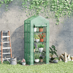 Outsunny-Serra-per-Piante-Verticale-con-Scaffale-a-4-Ripiani-in-Acciaio-e-PE-Verde-Scuro-70x50x160cm