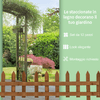 Outsunny-Staccionata-in-Legno-di-Abete-da-12-Pezzi-per-Aiuole-Giardino-e-Orto-60x1x34-cm-Marrone