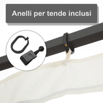 Outsunny-Zanzariera-per-Gazebo-3x4m-con-Cerniere-e-Anelli-Pannelli-da-352x207cm---Nero-Beige