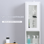 kleankin-Colonna-Bagno-Salvaspazio-in-Legno-con-Specchio-e-Apertura-a-Pressione-30x28x170cm-Bianco