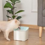 PawHut-Fontanella-per-Gatti-e-Cani-da-3L-Dispenser-Acqua-Automatico-con-Filtro-a-Carboni---Bianco