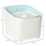 PawHut-Fontanella-per-Gatti-e-Cani-da-3L-Dispenser-Acqua-Automatico-con-Filtro-a-Carboni---Bianco