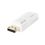 LogiLink CV0100 adattatore per inversione del genere dei cavi DisplayPort HDMI Bianco