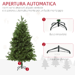 HOMCOM-Albero-di-Natale-Artificiale-da-180cm-con-Base-Pieghevole-e-Rimovibile