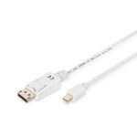 Digitus CAVO ADATTATORE DIGITUS DISPLAYPORT MINI DP - DISPLAYPORT M/M 1mt