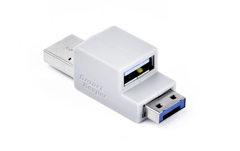 SMARTKEEPER-ESSENTIAL-Cavo-USB-con-lucchetto-giallo