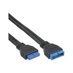 InLine Cavo USB 3.0 interno 19pin maschio / 19pin femmina, prolunga, 0,35m