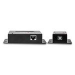 Lindy-42681-moltiplicatore-di-rete-Ricevitore-e-trasmettitore-di-rete-Nero--USB-2.0-Cat.5-Extender-50m---Power-over-RJ45