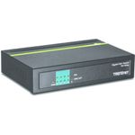 Trendnet TPE-TG50g Non gestito Gigabit Ethernet (10/100/1000) Supporto Power over Ethernet (PoE) Nero