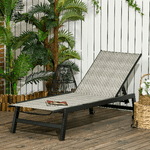 Outsunny-Sdraio-da-Giardino-in-Rattan-e-Alluminio-Regolabile-in-5-Posizioni-con-Ruote-162x60x90-cm