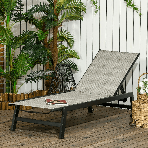 Outsunny-Sdraio-da-Giardino-in-Rattan-e-Alluminio-Regolabile-in-5-Posizioni-con-Ruote-162x60x90-cm
