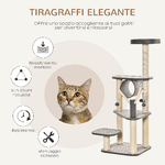 PawHut-Albero-Tiragraffi-per-Gatti-Adulti-e-Gattini-da-130cm-Tunnel-per-Gatti-e-Pali-in-Sisal---Grigio