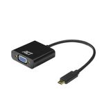 ACT AC7300 cavo e adattatore video 0,15 m USB tipo-C VGA (D-Sub) Nero