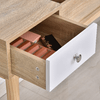 HOMCOM-Tavolo-da-Trucco-Moderno-in-Legno-con-Specchio-Organizer-Gioielli-e-Sgabello