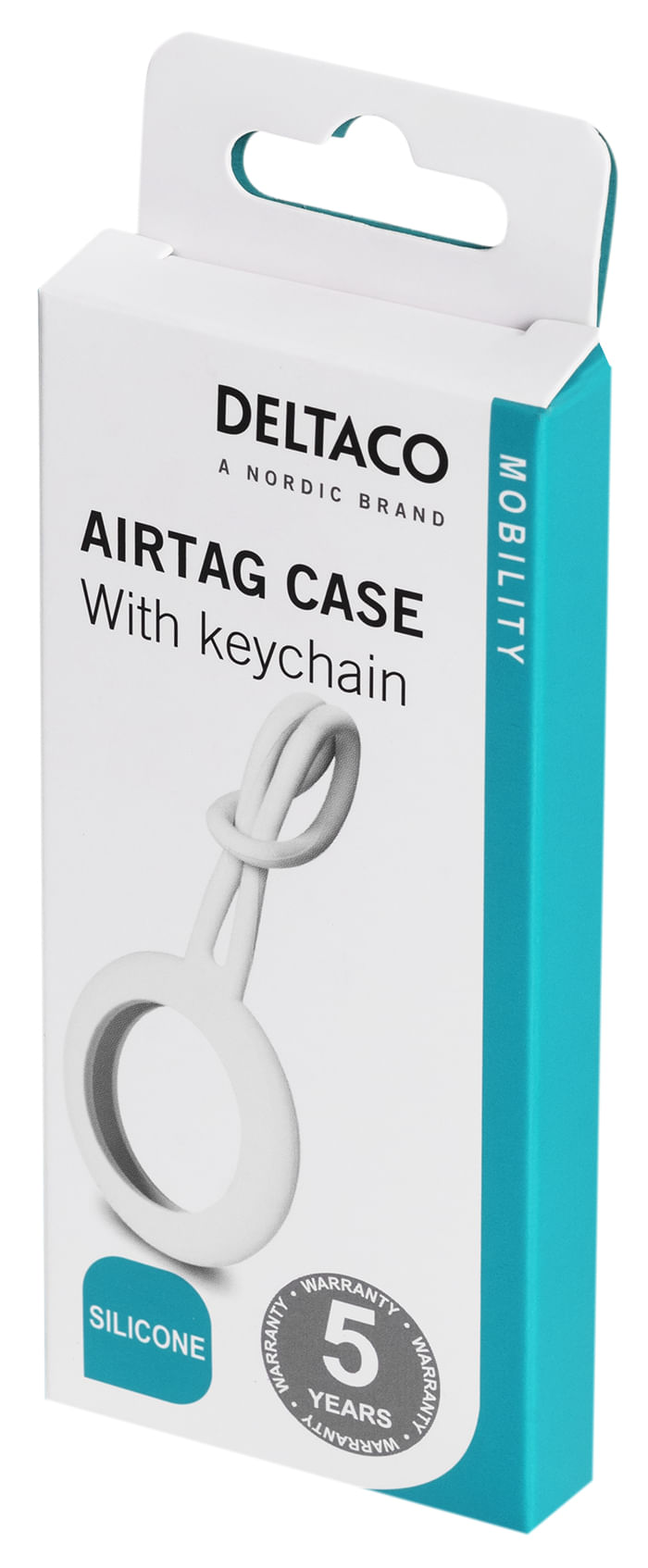 Deltaco-MCASE-TAG14-accessorio-per-localizzatore-e-cercatore-GPS--Deltaco-Apple-Airtag-Silicone-Case-with-Hanger---White