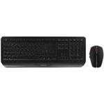 CHERRY Gentix Desktop tastiera Mouse incluso Ufficio RF Wireless AZERTY Belga Nero