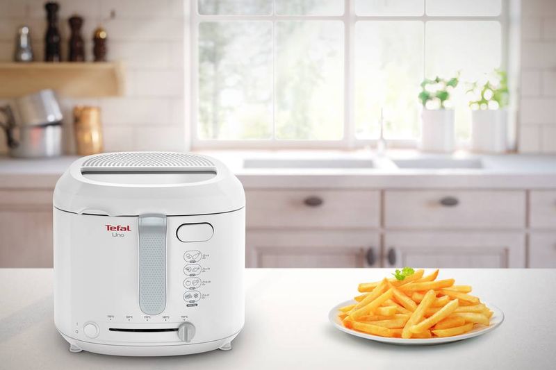 Tefal-Uno-FF2031-Singolo-Friggitrice-Bianco