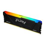 Kingston Technology FURY 16GB 3733MT/s DDR4 CL19 DIMM 1Gx8 Beast RGB (16GB DDR4-3733MT/S CL19 - DIMM 1GX8 FURY BEAST RGB