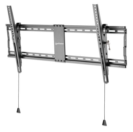 Manhattan-462020-Supporto-TV-a-parete-254-m-100-Nero--TV-MONITOR-WALL-MOUNT-TILT----43-100IN-VESA-TO-800X400MM-70KG-