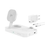 4smarts Qi2 Universale Bianco AC Carica wireless Ricarica rapida Interno