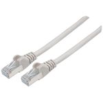 Intellinet 10m CAT6a S/FTP cavo di rete Grigio S/FTP S-STP (NETWORK CABLE CAT6A COPPER 10M- - GREY S/FTP SNAGLESS/BOOTED