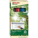 Edding 31 EcoLine marcatore permanente Punta sottile Nero, Blu, Verde, Rosso