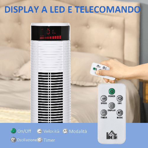 HOMCOM-Ventilatore-a-Colonna-con-3-Velocita-e-4-Modalita-Timer-di-12h-Pannello-LED-e-Telecomando-Bianco