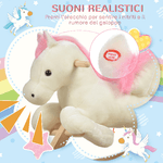 HOMCOM-Cavallo-a-Dondolo-Bianco-e-Rosa-con-Suoni-e-Struttura-in-Legno-di-Pioppo-per-Bambini-18-36-Mesi