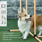 PawHut-Attrezzi-Agility-Dog-Set-Completo-Percorso-Agility-Dog-con-5-Pezzi-Slalom-Ostacolo-e-Tunnel-Arancione