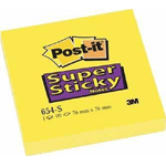 Post-It 654-S pouch autoadesiva Quadrato Giallo 90 fogli Autoadesivo