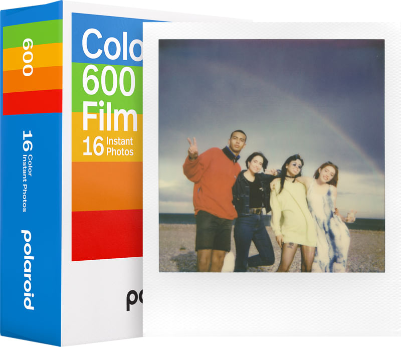 Polaroid-Film-600-Color-16-foto-2x8-foto-colorate-cornice-bianca