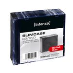 Intenso Slim Custodie CD/DVD Confezione da 10 Trasparente 9001602