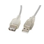 Lanberg CA-USBE-12CC-0018-TR USB Kabel 1,8 m USB 2.0 USB A Transparent (CA-USBE-12CC-0018-TR)