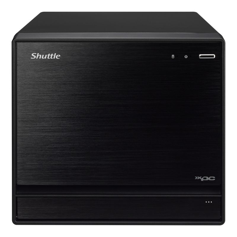 Shuttle-SH570R8-barebone-per-PC-stazione-di-lavoro-PC-con-dimensioni-13-l-Nero-LGA-1200--Socket-H5-