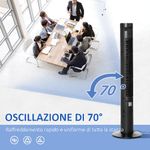 HOMCOM-Ventilatore-a-Colonna-con-3-Velocita-e-4-Modalita-Timer-di-12h-Pannello-LED-e-Telecomando-Nero