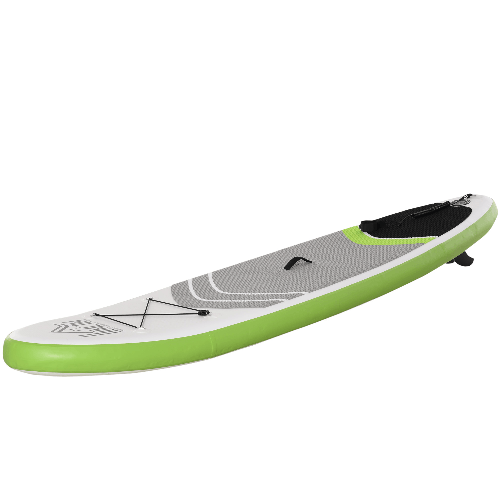 HOMCOM-Tavola-SUP-Gonfiabile-con-Accessori-Inclusi-Tavola-da-Surf-Stand-Up-Paddle-Board-per-Adulti-e-Teenager-305x75x15cm-Verde-e-Bianco